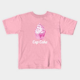 Pink Berry Cup Cake Kids T-Shirt